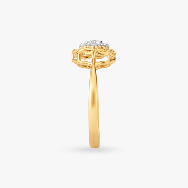 Charismatic Flower Diamond Finger Ring