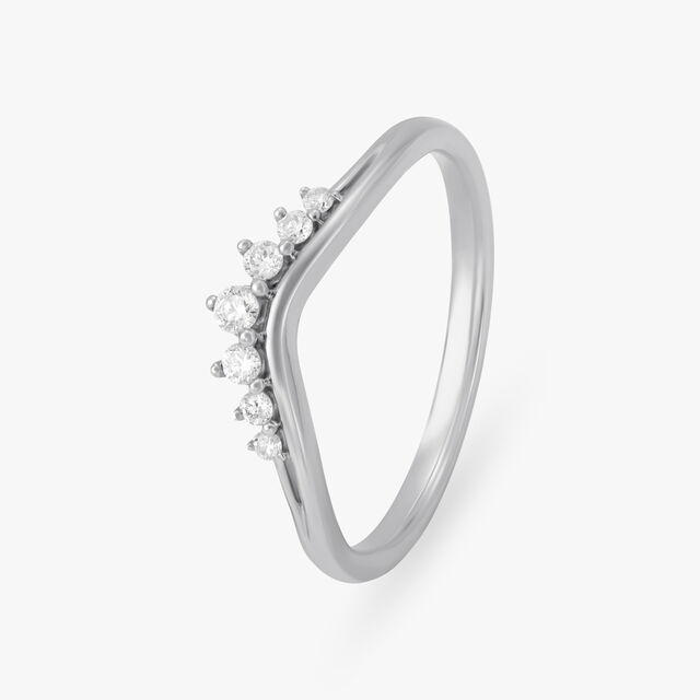 Dainty Tiara Diamond Ring 2