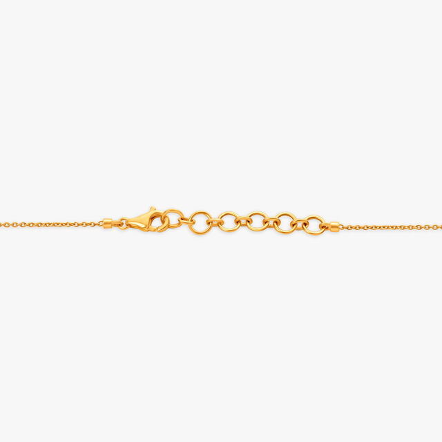 Hollow Geometry Diamond Necklace