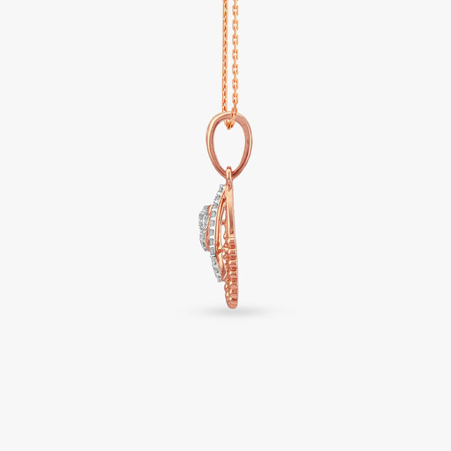 Dual Dewdrop Diamond Pendant 2