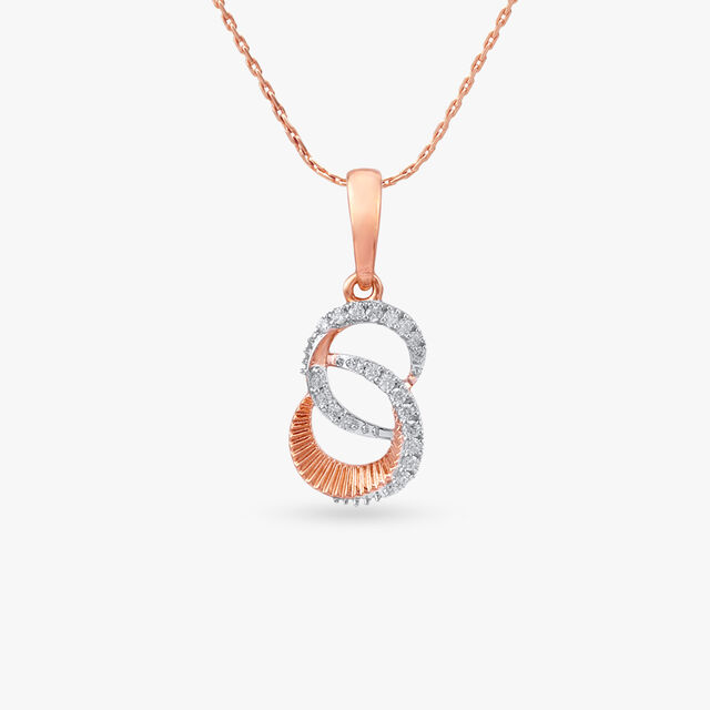 Infinity Poise Diamond Pendant 