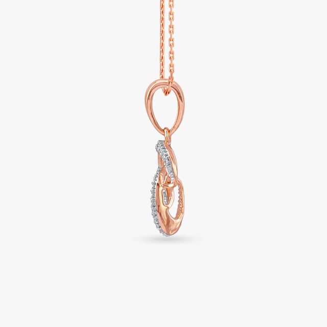 Infinity Poise Diamond Pendant 2