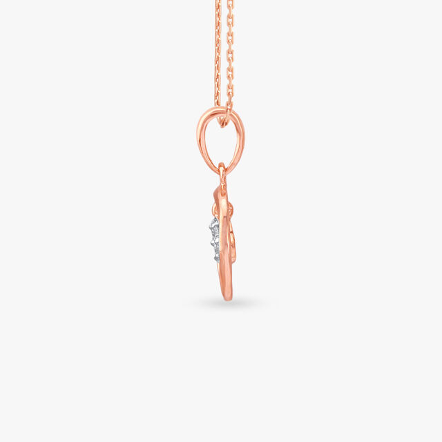 Circle Flicker Diamond Pendant 2