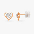 Hearty Flowers Diamond Stud Earrings 2
