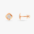 Twirl Diamond Stud Earrings 2