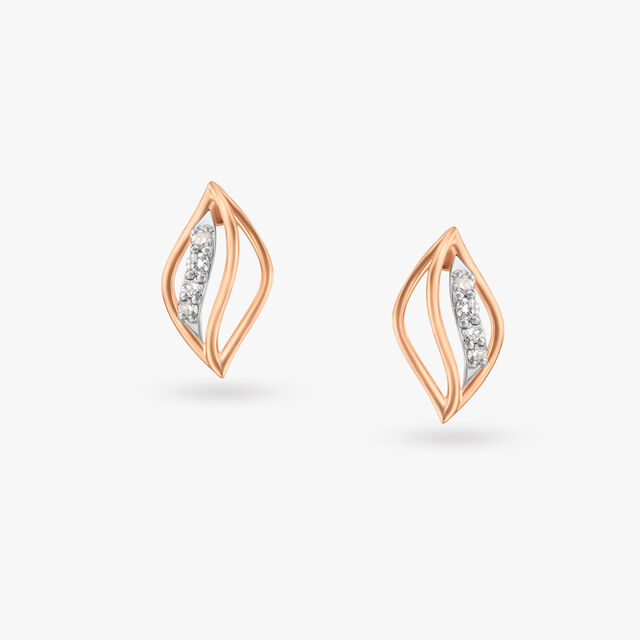 Classic Grace Diamond Stud Earrings 