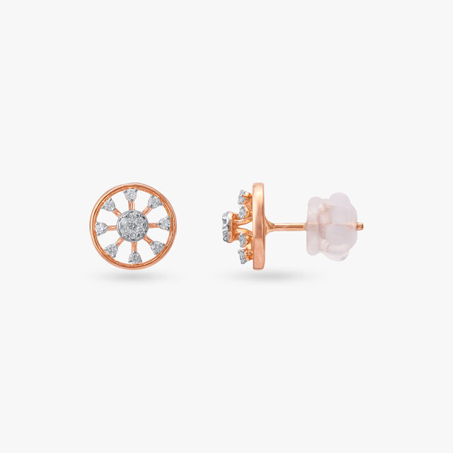 Eternal Orbit Diamond Stud Earrings 2