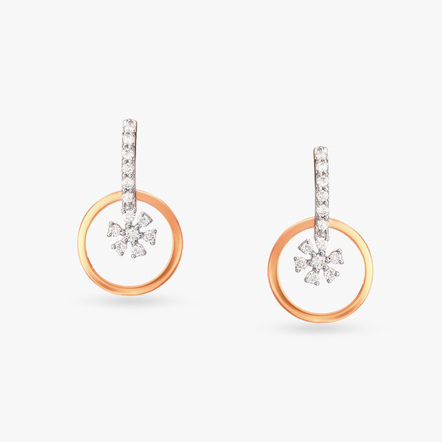 Shining Splendour Diamond Stud Earrings 