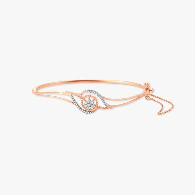 Vintage Elegance Diamond Bangle 
