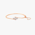 Dainty Diamond Bangle 
