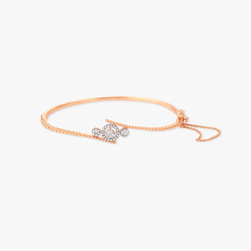 Dainty Diamond Bangle