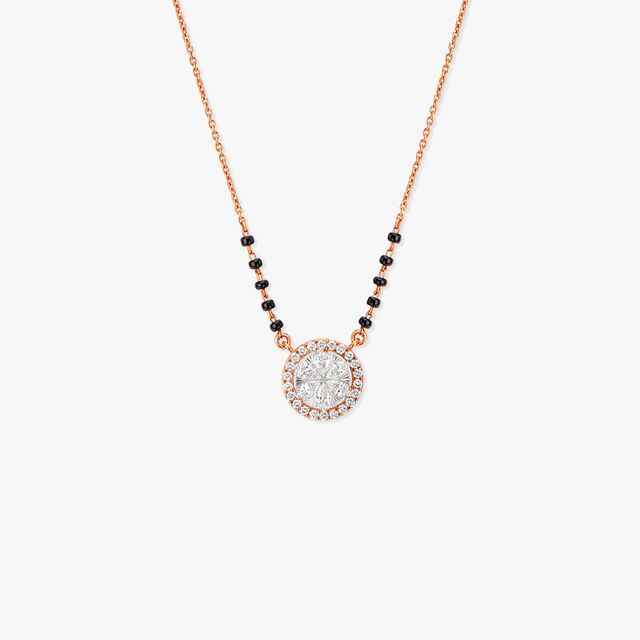 Studded Elegance Diamond Mangalsutra 