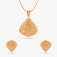 Eccentric Pendant and Earrings Set 