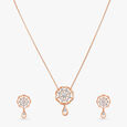 Romantic Diamond Necklace Set 