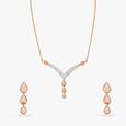 Delicate Diamond Necklace Set 3