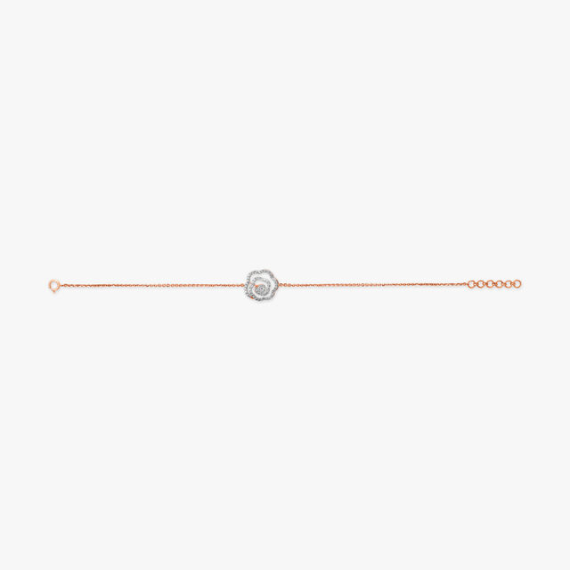 Spiral Flower Diamond Bracelet 4