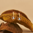 Stunning Hearts Diamond Drop Earrings,,hi-res 