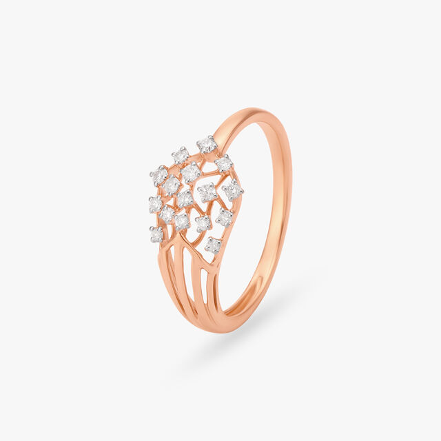 Whimsical Diamond Finger Ring