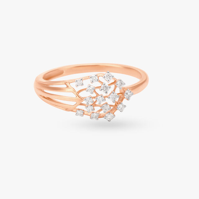 Whimsical Diamond Finger Ring