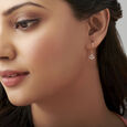 Shimmering Diamond Hoop Earrings,,hi-res 2