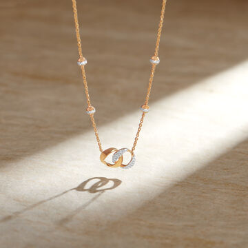 Entwined Diamond Necklace