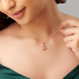 Regal Lotus Diamond Pendant,,hi-res 2