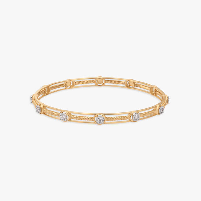 Luxury Diamond Line Bangle 
