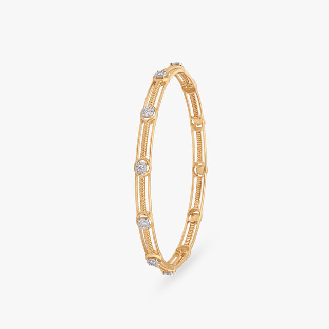 Luxury Diamond Line Bangle 2