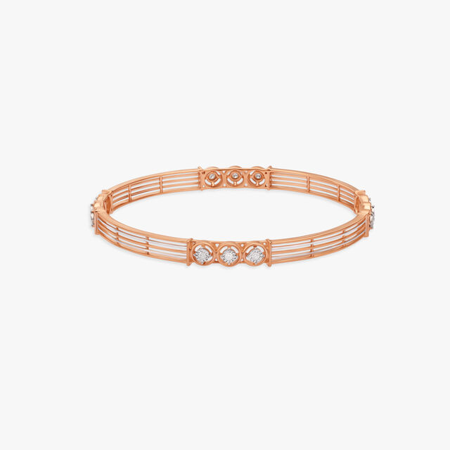 Alternating Radiance Diamond Bangle 