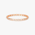 Geometric Diamond Bangle 