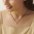 Sleek Floral Diamond Mangalsutra 2