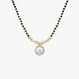 Sleek Floral Diamond Mangalsutra 3