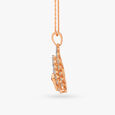 Dancing Peacock Diamond Pendant and Earrings Set 3