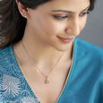 Delightful Diamond Pendant and Earrings Set 2