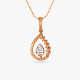 Delightful Diamond Pendant and Earrings Set 4