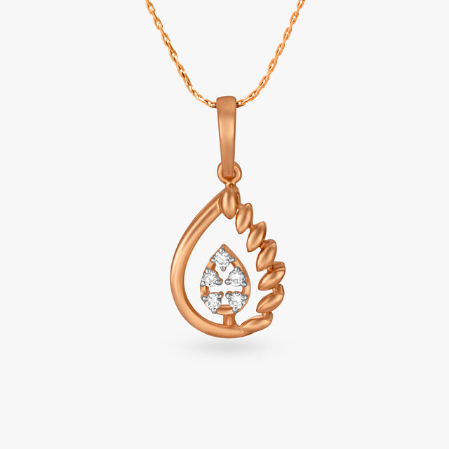 Delightful Diamond Pendant and Earrings Set 4