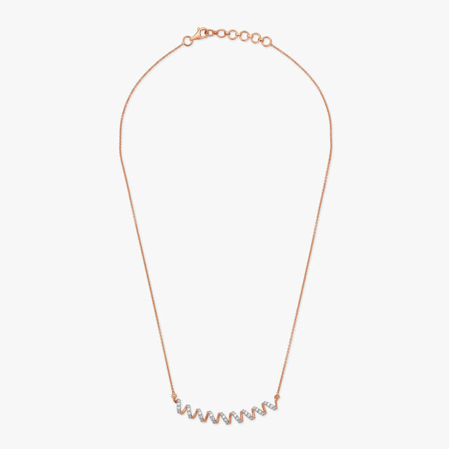 Stylish Spiral Diamond Necklace Set 2