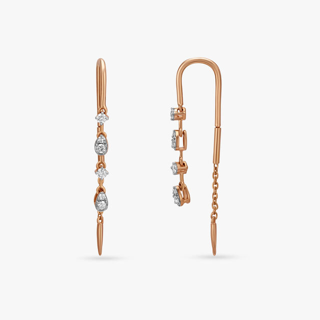 Sleek Sui Dhaaga Drop Earrings 2