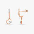 Sparkle of Heart Diamond Drop Earrings 4
