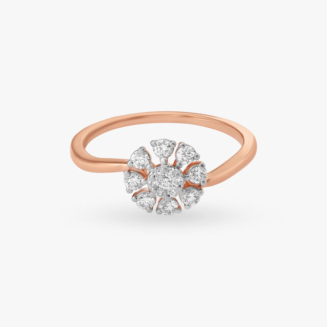 Contemporary Radiance Diamond Ring