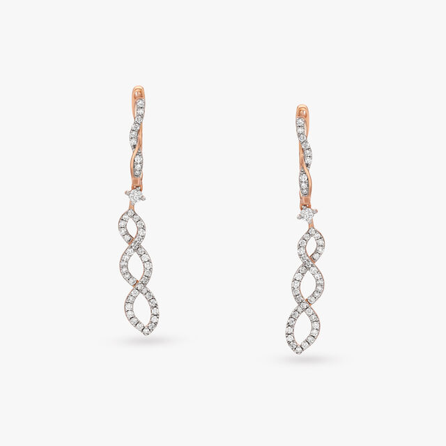 Style Is My DNA Diamond Hoop Earrings 3