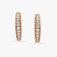 Tanishq Rose Gold & Diamond Stud Earrings for Women 3