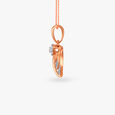 Abstact Floral Diamond Pendant,,hi-res 2