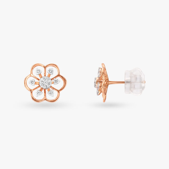 Alluring Diamond Stud Earrings 2