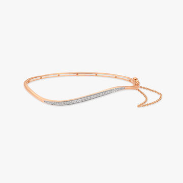 Wave of Wonder Diamond Bangle