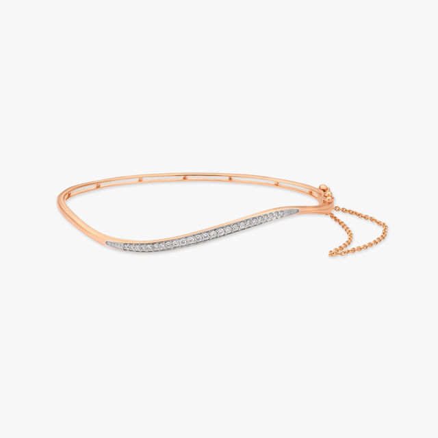 Wave of Wonder Diamond Bangle 
