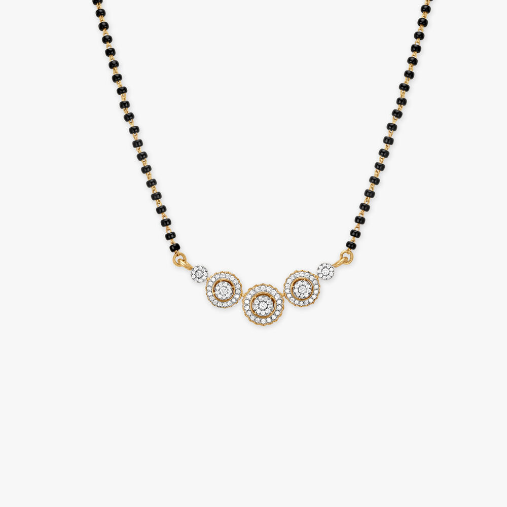Buy Majestic Radial Diamond Mangalsutra at Best Price Tanishq US