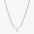 Sunbeam Curve Diamond Mangalsutra 2