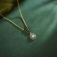 Timeless Floral Diamond Mangalsutra,,hi-res 