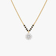 Timeless Floral Diamond Mangalsutra,,hi-res 3